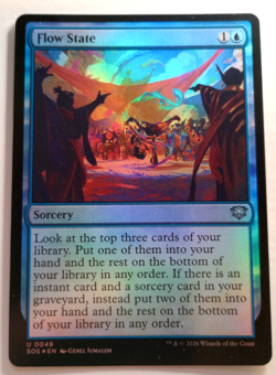 Flow State *FOIL* - Magic the Gathering - U0049 SOS NM MTG - Image 1