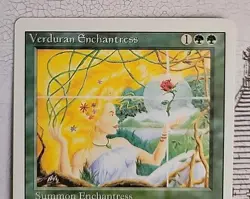 MTG Verduran Enchantress x1 LP ~Revised (Magic the Gathering)*Free Shipping* - Image 3