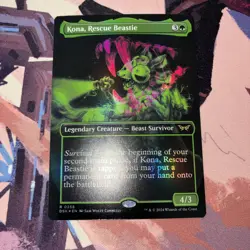 Kona Rescue Beastie Showcase Foil - Duskmourn - Magic the Gathering MTG - Image 1