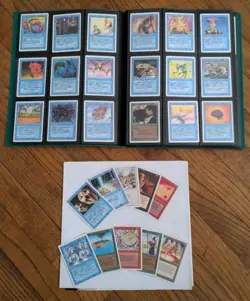 MTG Magic The Gathering REVISED Near Complete Set w/Wheel (NO DUALS) NM-LP - Image 1