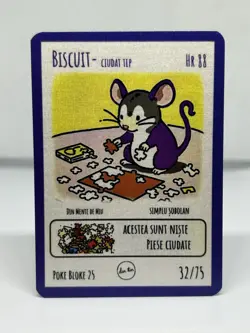 RATTATA x BISCUIT 32/75 - POKE BLOKE - POKEMON - PSA , CGC BGS TAG TCG - Image 1