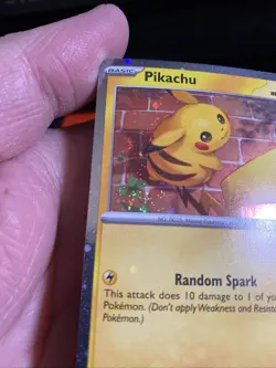 Pikachu 051/162 Pokemon Day STAMPED Cosmos Pokemon Day Promo DOUBLE SWIRL 🌀🌀 - Image 4
