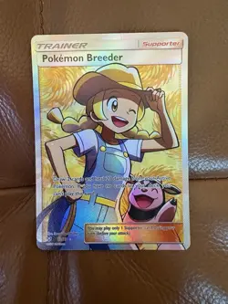 Pokemon Breeder (Full Art) 73/73 Shining Legends Holo - Image 1