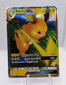 Raichu GX #60 Pikachu Stamped 020/068 Battle Academy Rare Holo Pokemon TCG Eng - Image 1