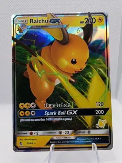 Raichu GX #60 Pikachu Stamped 020/068 Battle Academy Rare Holo Pokemon TCG Eng - Image 3