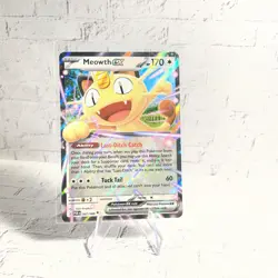 Pokemon Meowth EX Full Art Holo Double Rare 170 HP Perfect Order 062/088 - Image 1