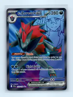 Pokemon tcg SV09: Journey Together N's Zoroark ex Near Mint or Better - Image 1