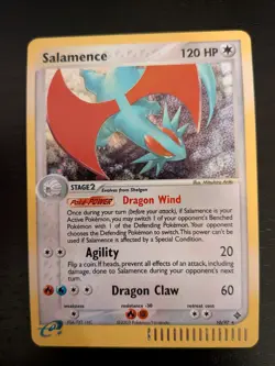 Salamence Holo Rare 10/97 ex Dragon Pokemon NM 2003 - Image 1