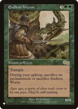 Endless Wurm - Near Mint MTG The List - Image 1