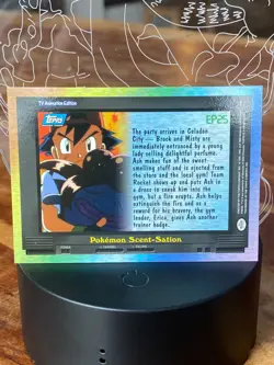 EP25 Pokemon Scent-Sation - Topps 1999/2000 TV Animation Blue Logo - Image 2