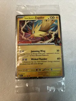 Team Rocket's Zapdos (Gamestop Exclusive) 070/182 Pokemon Sealed - Image 1