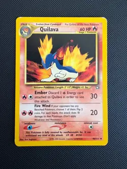 Vintage Pokemon TCG - Quilava 46/111 - Neo Genesis - HP - Image 1