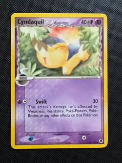 Vintage Pokemon TCG - Cyndaquil Delta Species 45/101 - Dragon Frontiers - LP - Image 1