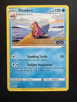 SLOWBRO 020/078 UNCOMMON POKEMON GO POKEMON LP - Image 1