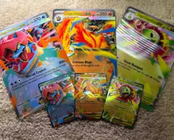 Pokemon TCG Mega Evolution Ascended Heroes 3x Jumbo Lenticular + 3x ex Promo NM - Image 1