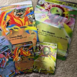 Pokemon TCG Mega Evolution Ascended Heroes 3x Jumbo Lenticular + 3x ex Promo NM - Image 3