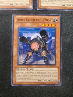 3x Karakuri Watchdog mdl 313 "Saizan" - STOR-EN027 - Common (NM) Yugioh Playset - Image 4