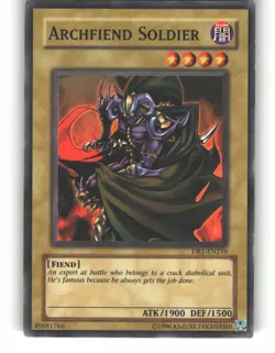 Archfiend Soldier DR1-EN219 Dark Revelation Volume 1 Yu-Gi-Oh MP - Image 1