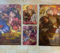 8 One Piece Card Chinese 2024 New Year Red Packet Zoro Luffy Promo 2 Card - Image 1