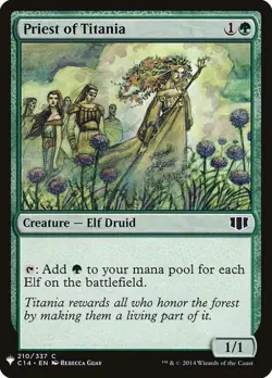 Priest of Titania - Near Mint MTG Mystery Booster - Image 1