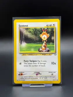 Sentret 71/111 Neo Genesis LP Pokemon Card TCG Vintage WOTC - Image 1