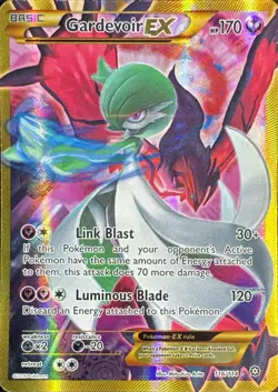 Gardevoir EX 116/114 Secret Rare Steam Siege Pokemon Lightly Played - Image 1