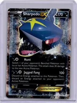 Pokemon Sharpedo EX Ultra Rare XY - Primal Clash 91/160 LP - Image 1