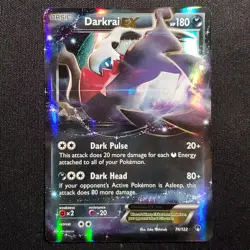 Darkrai EX 74/122 Holo EX Rare BREAKpoint Pokemon Lightly Played - Image 1