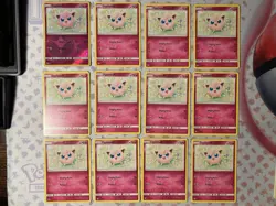 Pokemon TCG - 12x Jigglypuff 41/68 Hidden Fates (1 Reverse, 11 Regular) LP/MP - Image 1