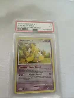 Pokemon Mysterious Treasures 2/123 Alakazam PSA 5 - Image 1
