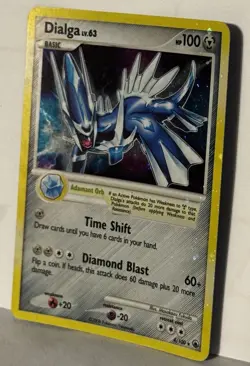 Dialga 4/100 HOLO BLEED ✨ Majestic Dawn Pokemon LP Light Play Fast Shipping - Image 2