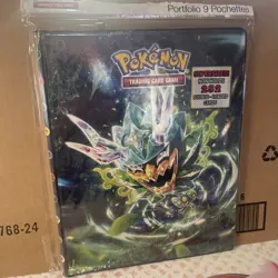 Pokemon Paradox Rift 9 Pocket Binder - Roaring Moon / Iron Valient - Image 1