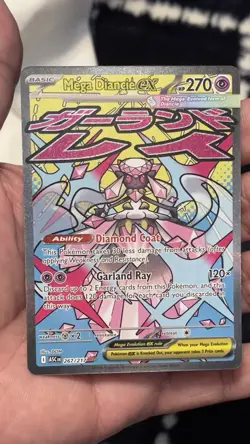 Pokemon Ascended Heroes Mega Diancie EX 267/217 Attack Rare - Image 1