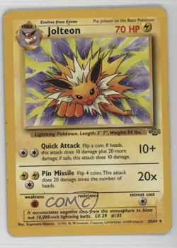 Jolteon Pokemon Jungle #20 1999 - Image 1
