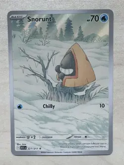 Pokemon TCG Snorunt 227/217 Ascended Heroes Illustration Rare NM - Image 1