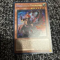 Yugioh Fiendsmith Engraver MP25-EN081 2025 Mega-Pack Prismatic Secret - Image 1