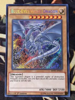 Yugioh: Blue-Eyes White Dragon - MVP1-ENS55 - Secret Rare - 1st Edition - NM - Image 1