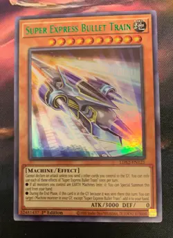 Super Express Bullet Train - LDS2-EN121 Green - 1st Ed Yugioh - NM - Image 1