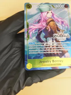 Textured Promo Regionals 25-26 - Jewelry Bonney P-085 One Piece Card Game OP TCG - Image 3