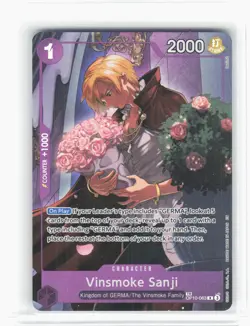 2025 One Piece—Vinsmoke Sanji #OP10-063 Legacy of the Master—Treasure Rare Foil - Image 1