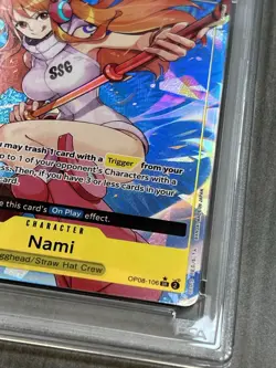 PSA 10- Nami #OP08-106 2024 One Piece Two Legends Alternate Art - Image 4