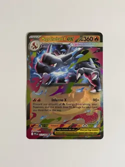 Mega Charizard X EX 013/094 Pokemon Card Phantasmal Flame Holo Mega Evolution NM - Image 2