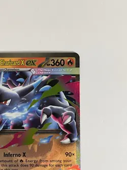 Mega Charizard X EX 013/094 Pokemon Card Phantasmal Flame Holo Mega Evolution NM - Image 4