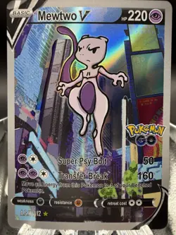 After Skool Hobby - Mewtwo V - Parody Fan Art Card - Image 3