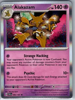 Alakazam 082/167 SV06: Twilight Masquerade - Pokemon Card - NM - Image 1