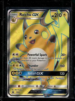 Raichu GX SM90 Black Star Promo Holo NM Pokemon TCG Ultra Rare Card - Image 1