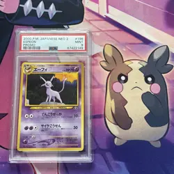 Pokemon Card | PSA 9 Espeon No. 196 Neo 2 Promo Premium File 2000 Japanese - Image 2