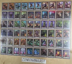 WORLD OF WARCRAFT TCG TIMEWALKERS FOIL & NON-FOIL 60 CARD SET ALL ALT ART WOW - Image 2