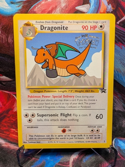 Pokemon TCG Dragonite Promo Card WOTC RAW LP Rare 1999 - Image 1