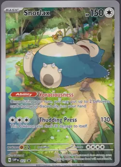 Snorlax 051 Sv: Scarlet & Violet Promo Cards Holo - Image 1